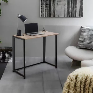 مكتب دراسة و عمل و لابتوب معدني مطوي 1 رف 80 في 40 سم