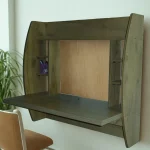 مكتب دراسة و عمل و لابتوب  معلق على الحائط  6 رف 110 في 55 سم MGA500