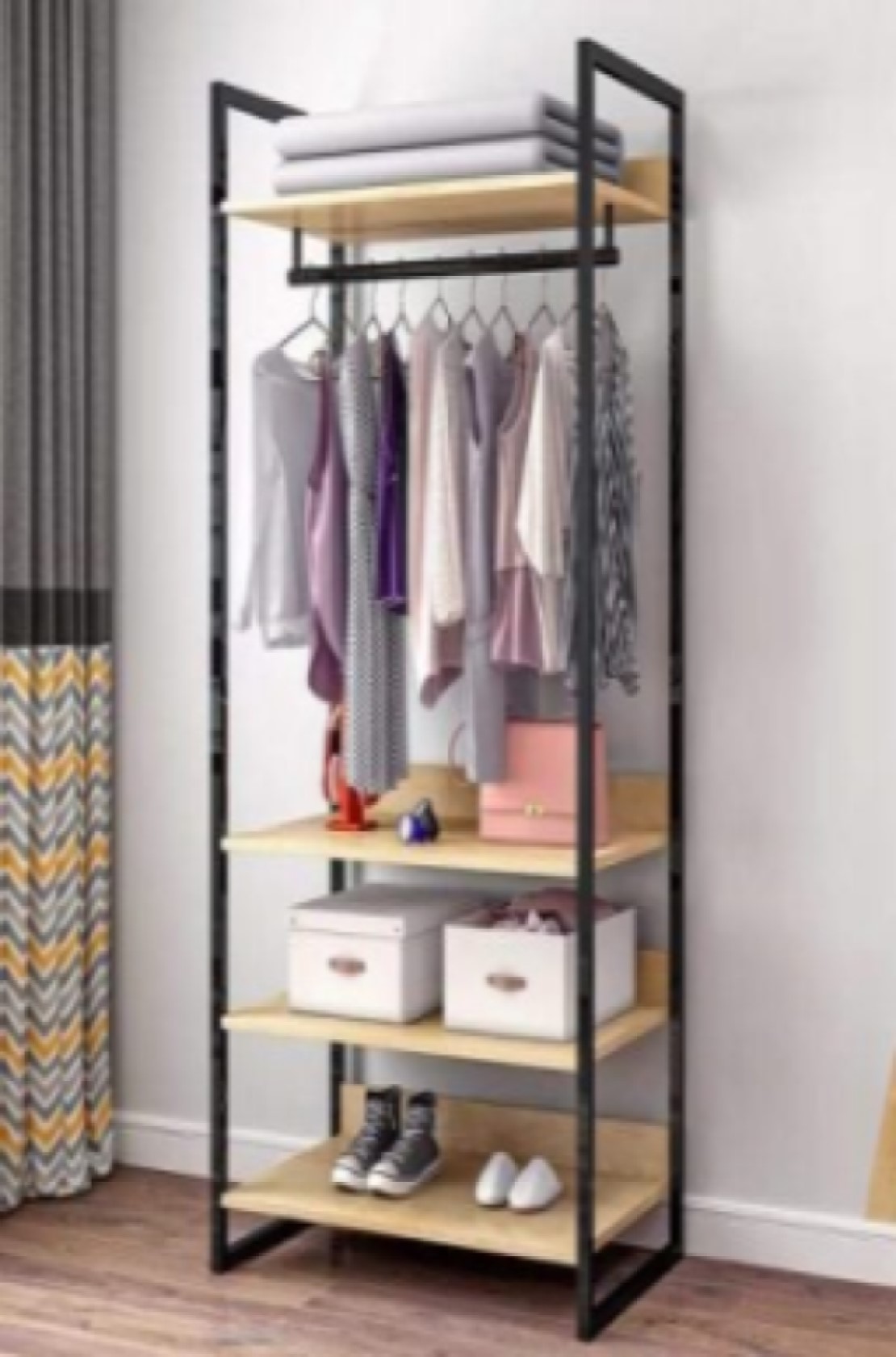 دريسينج روم استاند ملابس حامل ملابس معدني دريسينج روم استاند ملابس حامل ملابس معدني