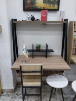 ⁦مكتب دراسة و عمل و لابتوب  معدني معلق على الحائط   3 رف 120 في 60 سم MS215⁩ - الصورة ⁦2⁩