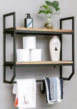 فواطة مطبخ بـ 2 رف وشماعة جدارية - MS105