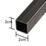 ⁦تربيزة قهوة مودرن 110-60 سم معدن سطح خشب⁩ - الصورة ⁦3⁩